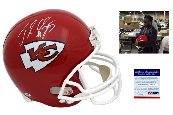 Jamaal Charles Signed Kansas City Chiefs Replica Helmet - Autographed - PSA DNA