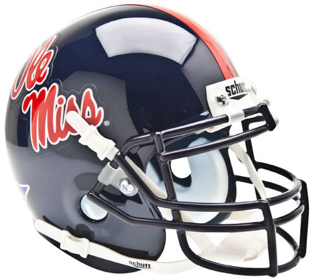 Mississippi (Ole Miss) Rebels Mini Authentic Schutt Helmet
