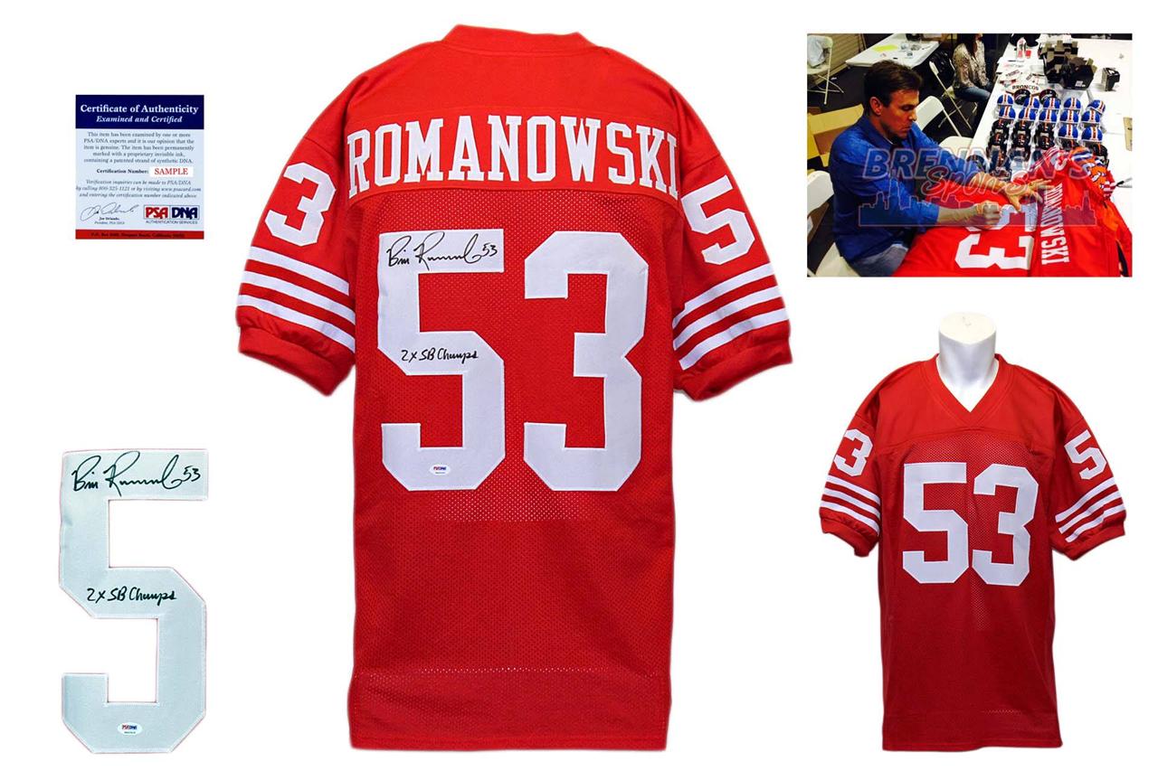 bill romanowski jersey