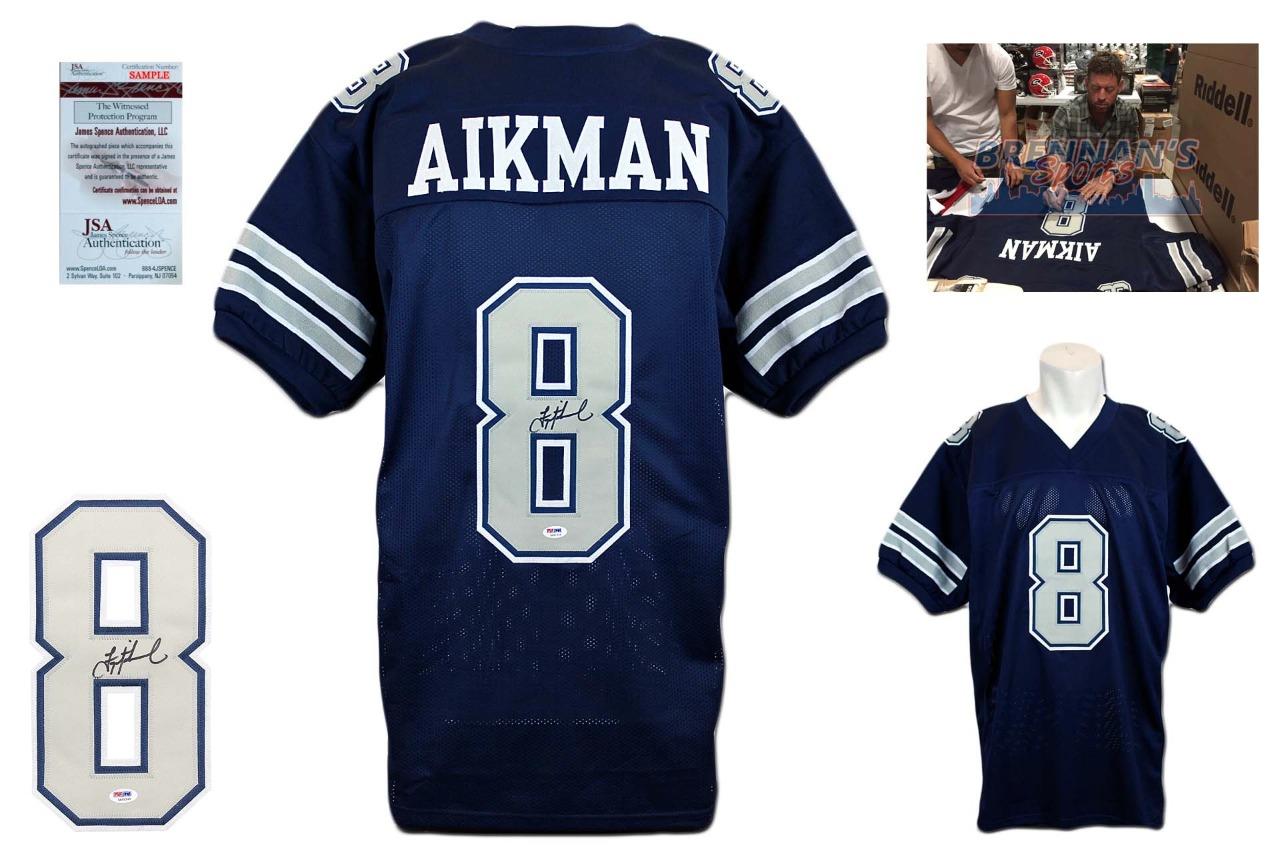 aikman signed jersey