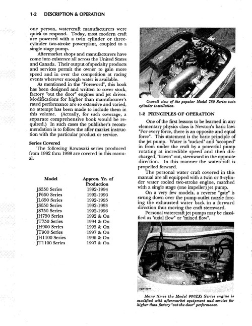 Service manual in pdf for Kawasaki Jet Skis JS JF JL JT JH 550 to 1100. Instant download. 296 pages. Service manual in pdf for Kawasaki Jet Skis JS JF JL JT JH 550 to 1100. Instant download. 296 pages.