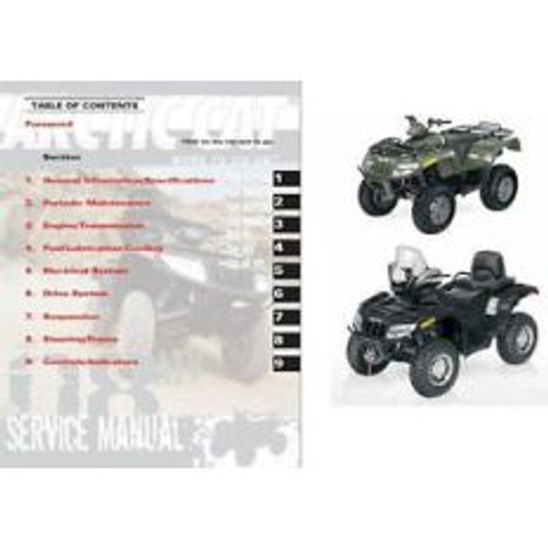 Arctic Cat ATV DVX 400 2004 factory service manual 