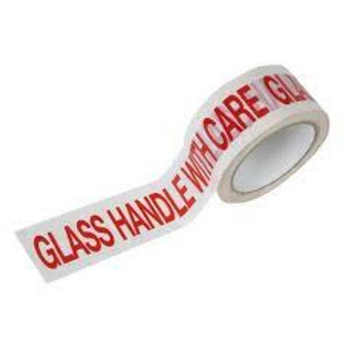 48mm Glass Handle with Care Tape (6 Roll Pack)
