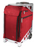 Zuca Professional Wheelie Case for Stenograph in Ruby Red