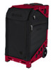 Zuca Professional Wheelie Case for Stenograph in Black - New Candy Red Frame