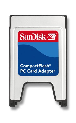 Sandisk CompactFlash PC Card Adapter CF card to PCMCIA Used