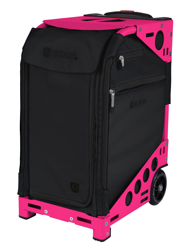 Zuca Professional Wheelie Case for Stenograph in Black - New Neon