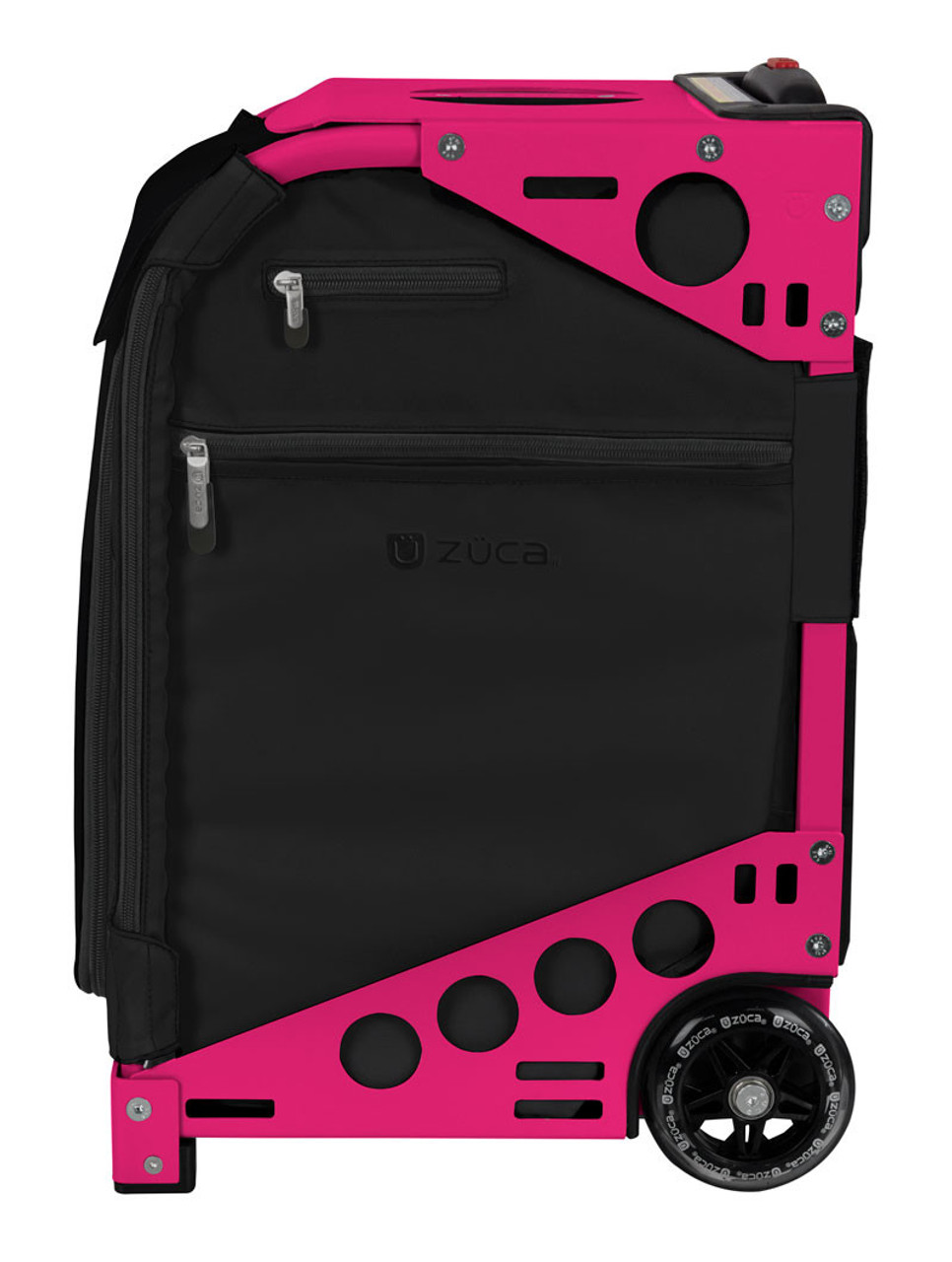 pink wheelie suitcase