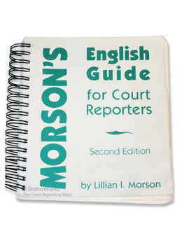 Morson's English Guide for Court Reporters