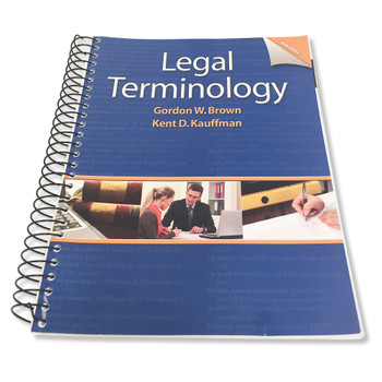 Legal Terminology Sixth Edition - Very Good Condition