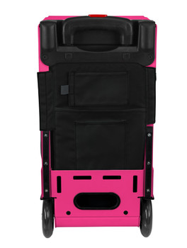 Zuca Professional Wheelie Case for Stenograph in Black - New Neon Pink Frame