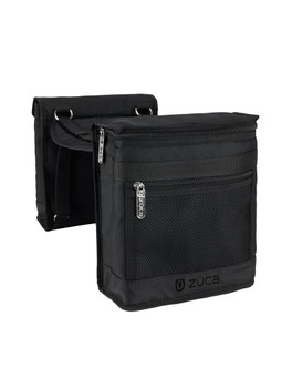 An essential for busy professionals, our Bag Caddy comes in sleek Slate/ Black. Multiple pouches mean your products are easy to get to, and a cooler pouch enables you to keep food & drink cooler.