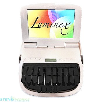 Stenograph™ Luminex Pro Writer  White with Black Lid Refurbished