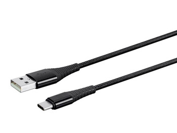 Luminex II USB A to USB C Realtime Cable - 3ft Black