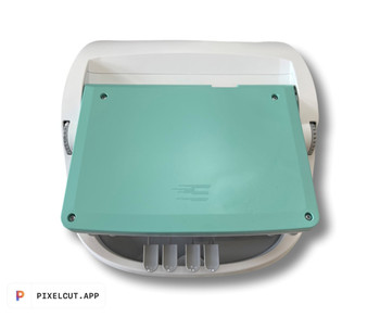 Stenograph™ Diamante Pro Writer Refurbished White with Aqua Lid