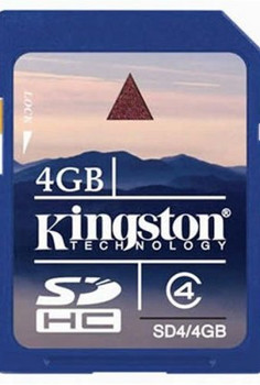 Kingston 4 GB card