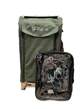 Zuca Professional Wheelie Case for Stenograph in Hunter Green Used
