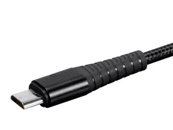 Luminex I CSE Passport Touch Connection Cable Durable USB 2.0 (Micro) B to Type-A  Kevlar-Reinforced Nylon-Braided Cable 6ft