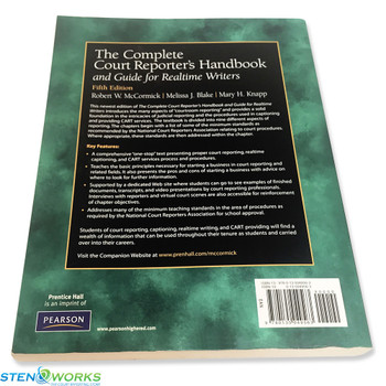 The Complete Court Reporter's Handbook and Guide