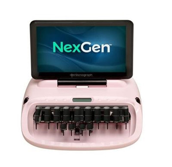 Stenograph™ NexGen Sky NexGen Pink and Black Refurbished Package