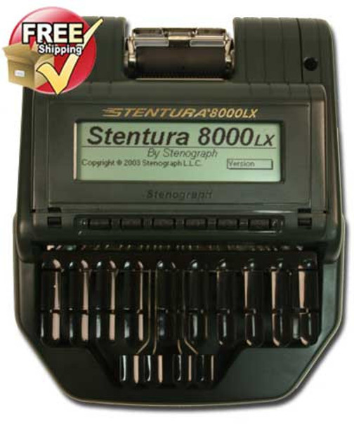 Stenograph® Stentura ® 8000LX  Refurbished Paperless or Paper
