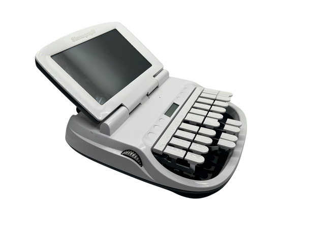 Stenograph™ Luminex I Pro White and Black with white keys LCD Refurbished