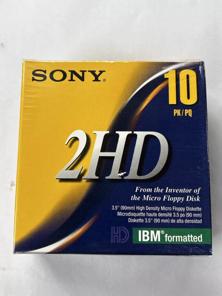 Sony formatted DS, HD Floppy Disks