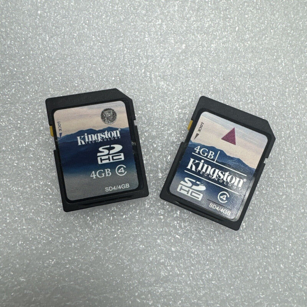 Kingston 4GB Class 4 - SD Card - Lot Of 2