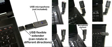 FlexUSB Flexible USB Extender for Use with USB Mics - StenoWorks The ...