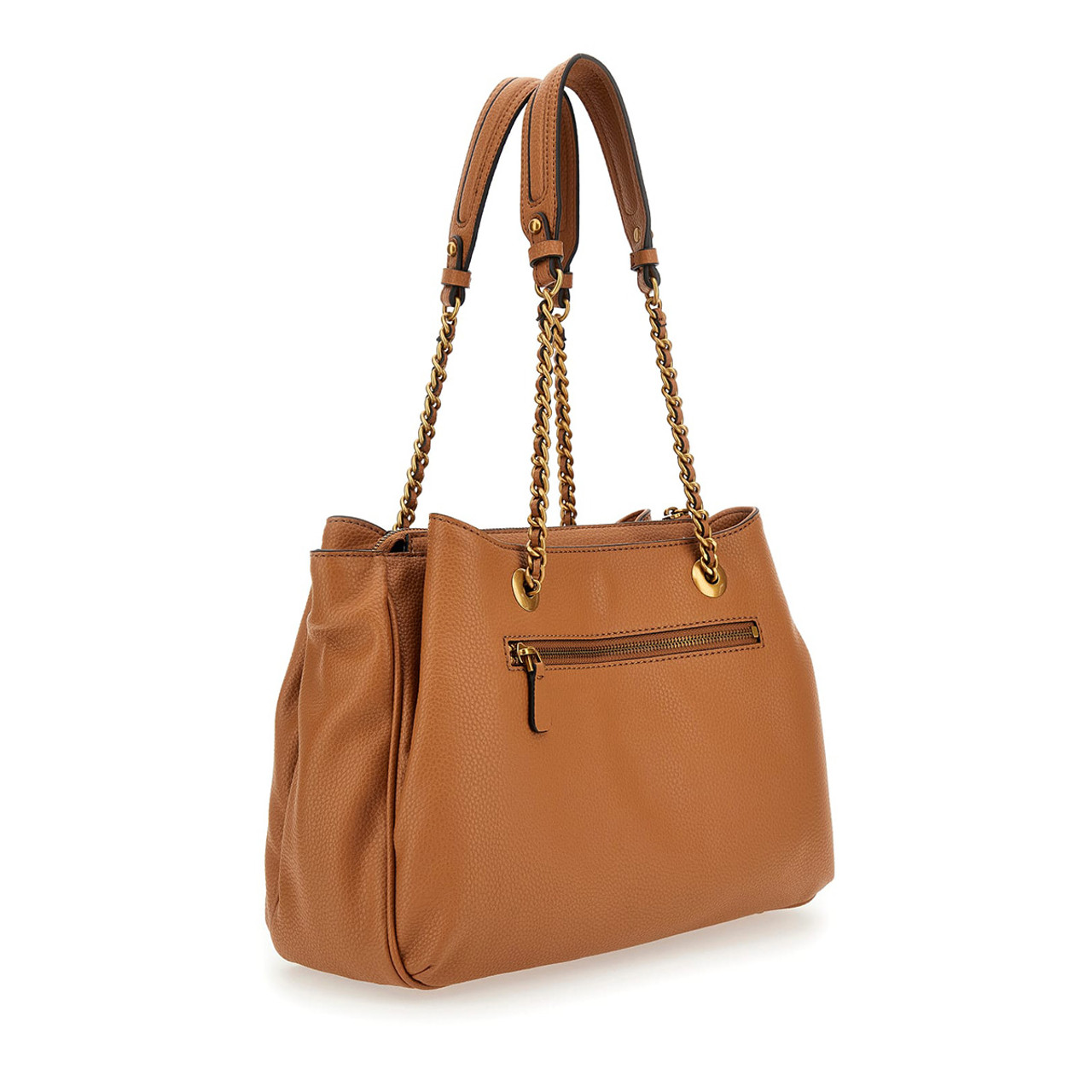 Guess Becci Girlfriend Shoulder Satchel Cognac | Kilkenny Design