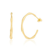 Crystals & Co Organic Hoop Earrings _10002
