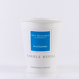Max Benjamin Blue Flowers Luxury Natural Candle Refill _10001