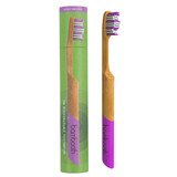 reuzi Bamboo Toothbrush Adult Coral Pink Medium_10001