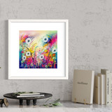 Emma Campbell Art Limited Edition 'Chasing Rainbows' Framed Print small