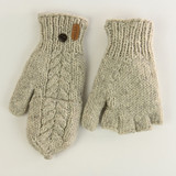 Ladies Aran Hunter Gloves Oatmeal