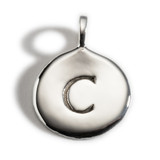 Enibas Anam Sterling Silver Initial Charm_10006