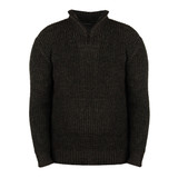 IrelandsEye Reefer Graphite Zip Neck Sweater _10002