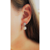 Absolute Crystal Encrusted White Pearl Earrings_10003