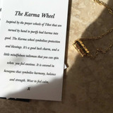 Andrea Mears Gold Karma Wheel Necklace _10003
