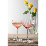 Galway Crystal Erne Blush Set of 2 Champagne Saucers_10001