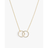 Little Light Soul Sister Gold Interlocking Circles Pendant_10001