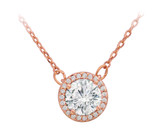 Tipperary Crystal Rose Gold Pendant _10001