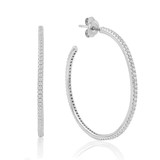 Waterford Jewellery Crystal Hoop Earrings _10001