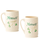 Belleek Himself & Herself Mug Set_10002