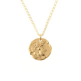 Andrea Mears Gold Athena Goddess Necklace_10001