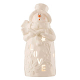 Belleek Living Love Snowman Votive_10001