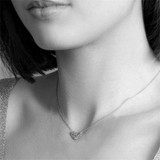 Andrea Mears Silver Little Shield Necklace _10002