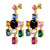 Dyrberg/Kern Leonora Gold Plated Rainbow Earrings_0