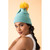 Ingrid Bobble Hat Aqua 1