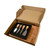 Small Waned Edge Board with Cheese Knife Gift Set 